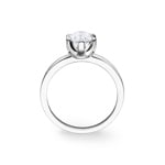 1.00ct GIA Diamond Engagement Ring 750/18 K White Gold in 6 Prongs - CGSO002-0100-WG