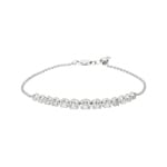 1.00ct Diamond Bracelet 750/18 K White Gold