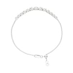 1.00ct Diamond Bracelet 750/18 K White Gold - AR-69916-WG