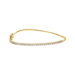 1.00ct Diamond Bangle 750/18 K Yellow Gold