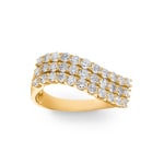 1.00 carats diamants bague or jaune 750/18 ct - RI-69195-GG