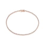 1.00 Karat Diamanten Tennisarmband 750/18 K Roségold - AR-69482-RG