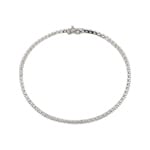 1.00 Karat Diamanten Tennisarmband 750/18 K Weissgold - AR-00113-WG