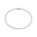 1.00 carats diamants bracelet rivière or gris 750/18 ct - AR-69482-WG