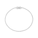 1.00 Karat Diamanten Tennisarmband 750/18 K Weissgold - AR-72028-WG