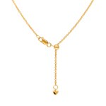 1.00ct Diamond Necklace 750/18 K Yellow Gold - KE-69166-GG