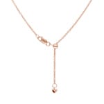 1.00ct Diamond Necklace 750/18 K Rose Gold - KE-69166-RG