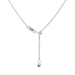 1.00ct Diamond Necklace 750/18 K White Gold - KE-69166-WG