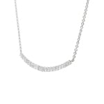 1.00ct Diamond Necklace 750/18 K White Gold - KE-69166-WG