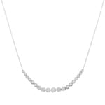 1.00ct Diamond Necklace 750/18 K White Gold