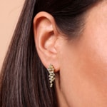 1.00 carats diamants clous d'oreilles or jaune 750/18 ct - OR-69678-GG