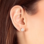 1.00 carats diamants clous d'oreilles or rosé 750/18 ct - OR-72119-RG