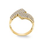 1.00ct Diamond Ring 750/18 K Yellow Gold - RI-23710-GG