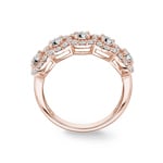 1.00ct Diamond Ring 750/18 K Rose Gold - RI-69519-RG