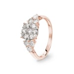 1.00ct Diamond Ring 750/18 K Rose Gold
