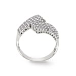 1.00ct Diamond Ring 750/18 K White Gold - RI-23710-WG