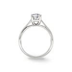 1.00ct GIA Diamond Engagement Ring 750/18 K White Gold in 4 Prongs - CGSO001-0100-WG