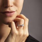 1.00ct GIA Diamond Engagement Ring 750/18 K White Gold in 4 Prongs - CGSO001-0100-WG