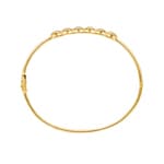 1.00ct Diamond Halo Bangle 750/18 K Yellow Gold - AR-69528-GG