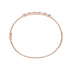 1.00 carats diamants bracelet jonc halo or rosé 750/18 ct - AR-69528-RG