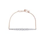 1.01 Karat Diamantarmband 750/18 K Roségold