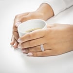 1.01 Karat Diamanten Damenring 750/18 K Roségold - RI-69143-RG