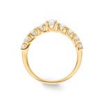 1.01 carats diamants bague mémoire or jaune 750/18 ct - RI-69853-GG