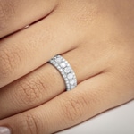 1.01 carats diamants bague or gris 750/18 ct - RI-69540-WG