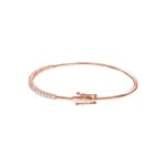 1.02 Karat Diamantarmreif oval 750/18 K Roségold - AR-69220-RG