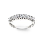 1.02 Karat Diamanten Mémoire Ring 750/18 K Weissgold - RI-71831-WG