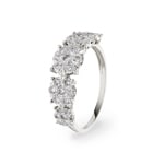 1.06ct Diamond Ring 750/18 K White Gold