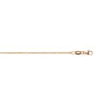 1.0mm Chaîne franco diamantée or rouge 750/18 ct - CFR3000