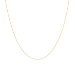 1.0mm Kugelkette 750/18 K Gelbgold