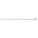 1.0mm Zopfkette 375/9 K Gelbgold