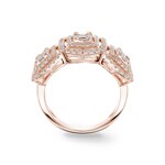 1.13ct Diamond Ring 750/18 K Rose Gold - RI-10420-RG