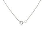 1.1mm Singapurkette 375/9 K Weissgold - 9KC29G