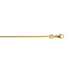 1.2mm Schlangenkette 750/18 K Gelbgold - CSC1001