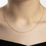 1.2mm Singapurkette 750/18 K Gelbgold - CSI1001