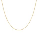 1.2mm Collier singapour or jaune 750/18 ct
