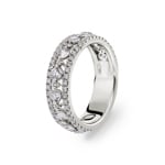 1.35 carats diamants bague or gris 750/18 ct