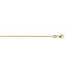 1.3mm Kordelkette 750/18 K Gelbgold - CCO1000