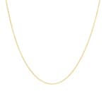 1.3mm Round Cable Chain 750/18 K Yellow Gold - CAN1003