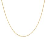 1.3mm Collier singapour or jaune 750/18 ct