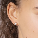 1.40 carats diamants GIA clous d'oreilles solitaire or jaune 750/18 ct en 4 griffes - CGOR001-070-GG