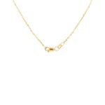 1.4mm Collier forçat miroir or jaune 750/18 ct - KES4014