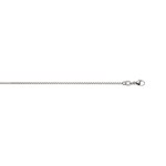 1.4mm Venezianerkette diamantiert 750/18 K Weissgold - CVE2006