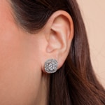 1.50ct Diamond Stud Earrings 750/18 K Yellow Gold - OR-69548-GG