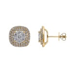 1.50 Karat Diamantohrstecker 750/18 K Gelbgold