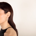 1.51 Karat Diamant-Kreolen 750/18 K Weissgold Ø 36mm - OR-69456-WG