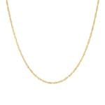 1.6mm Collier singapour or jaune 750/18 ct